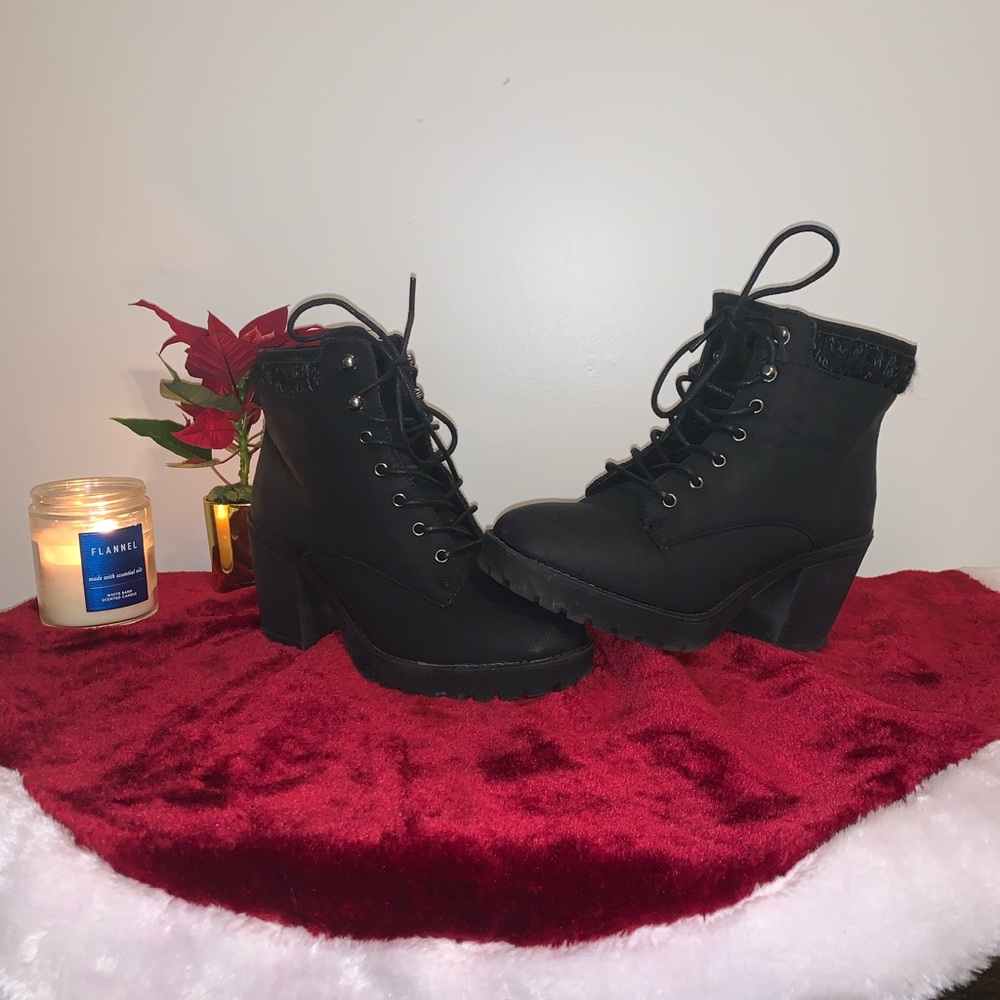 JUSTFAB Black Booties